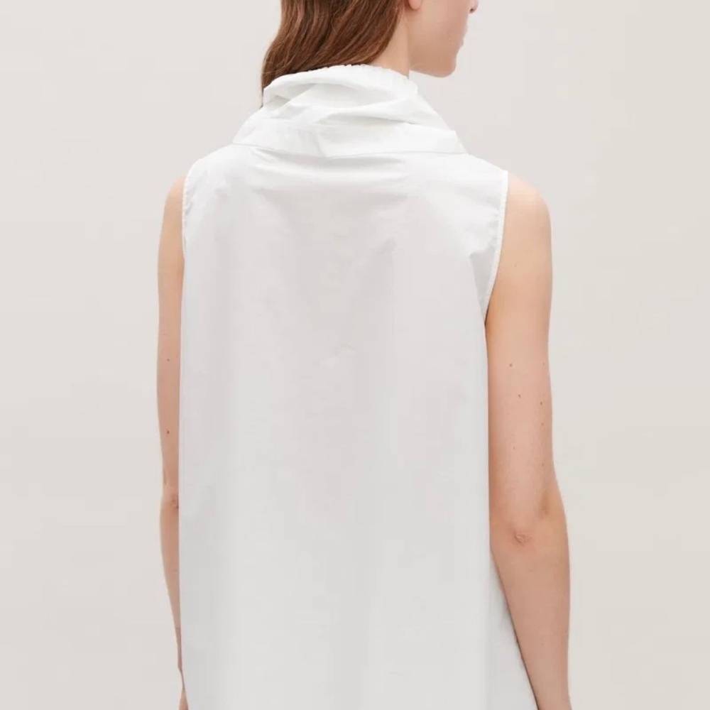 COS Collapsing Drawstring Neckline Top - Picture 3 of 12